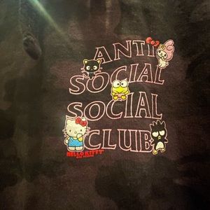 ASSC anti social social club hello kitty hoodie